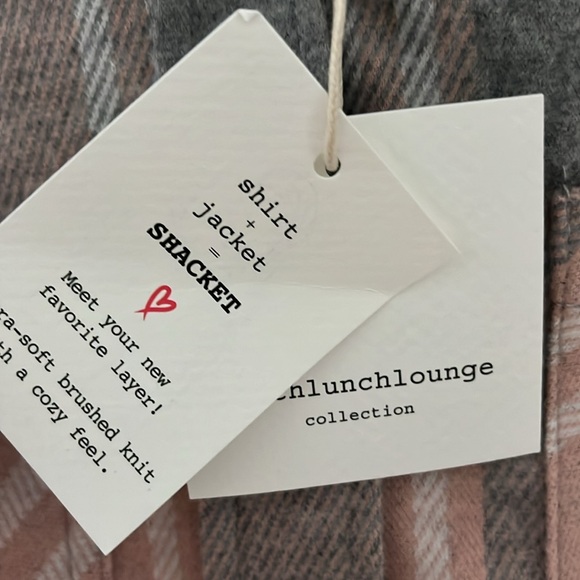 Beachlunchlounge flannel shaket. Smiley Rose. Super soft. Brand new with tags. - Picture 3 of 3